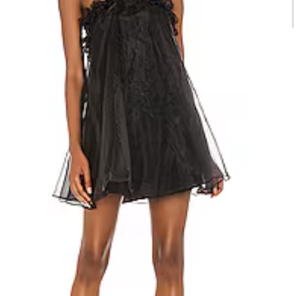 Lovers +Friends Capri Mini Dress in Black Size Large - Picture 4 of 4